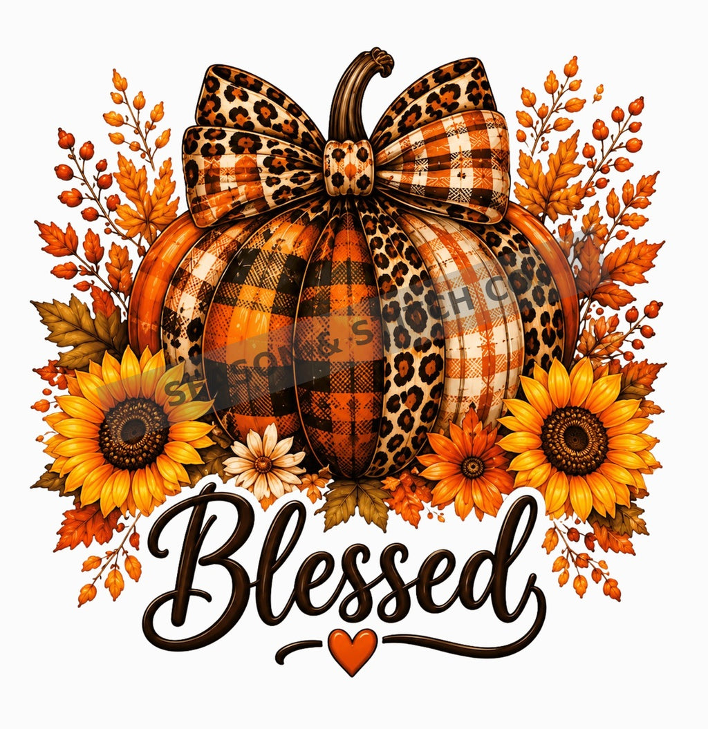 Blessed Fall Adult T-Shirt 🍂