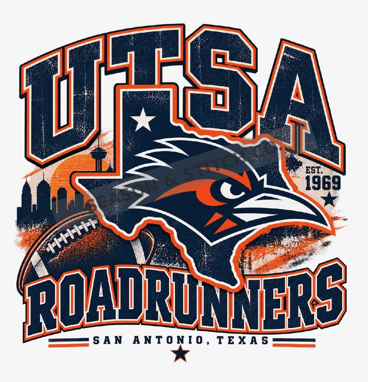 San Antonio Roadrunners - UTSA Adult T-Shirt