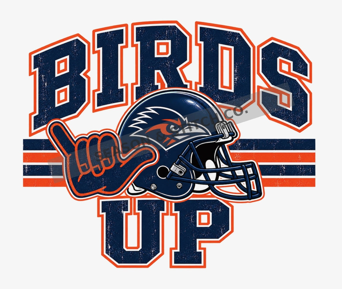Birds Up Football - UTSA Adult T-Shirt