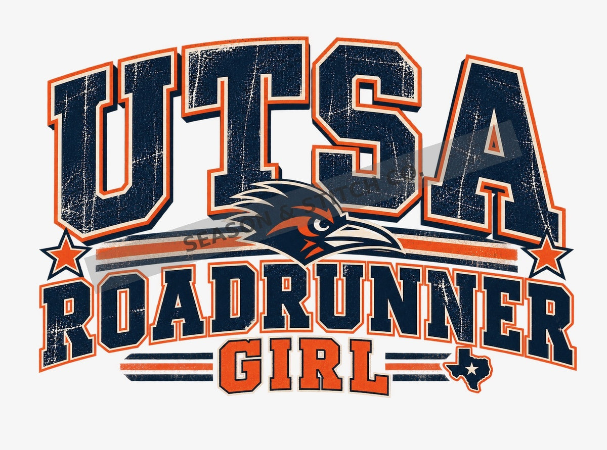 Roadrunner Girl - UTSA Adult T-Shirt
