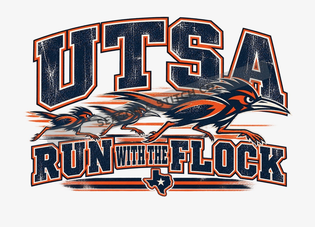 Run With the Flock - UTSA Adult T-Shirt