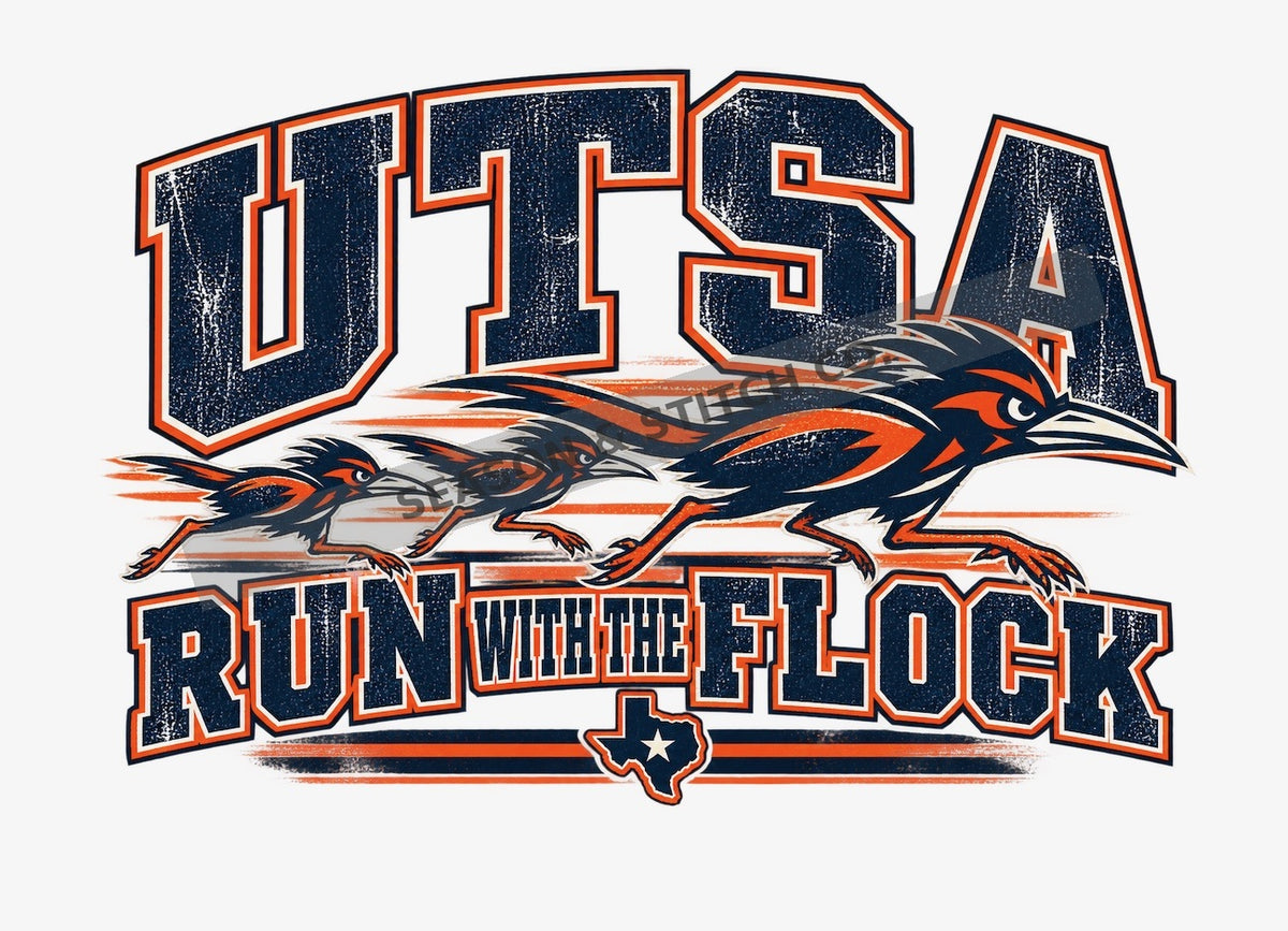 Run With the Flock - UTSA Adult T-Shirt
