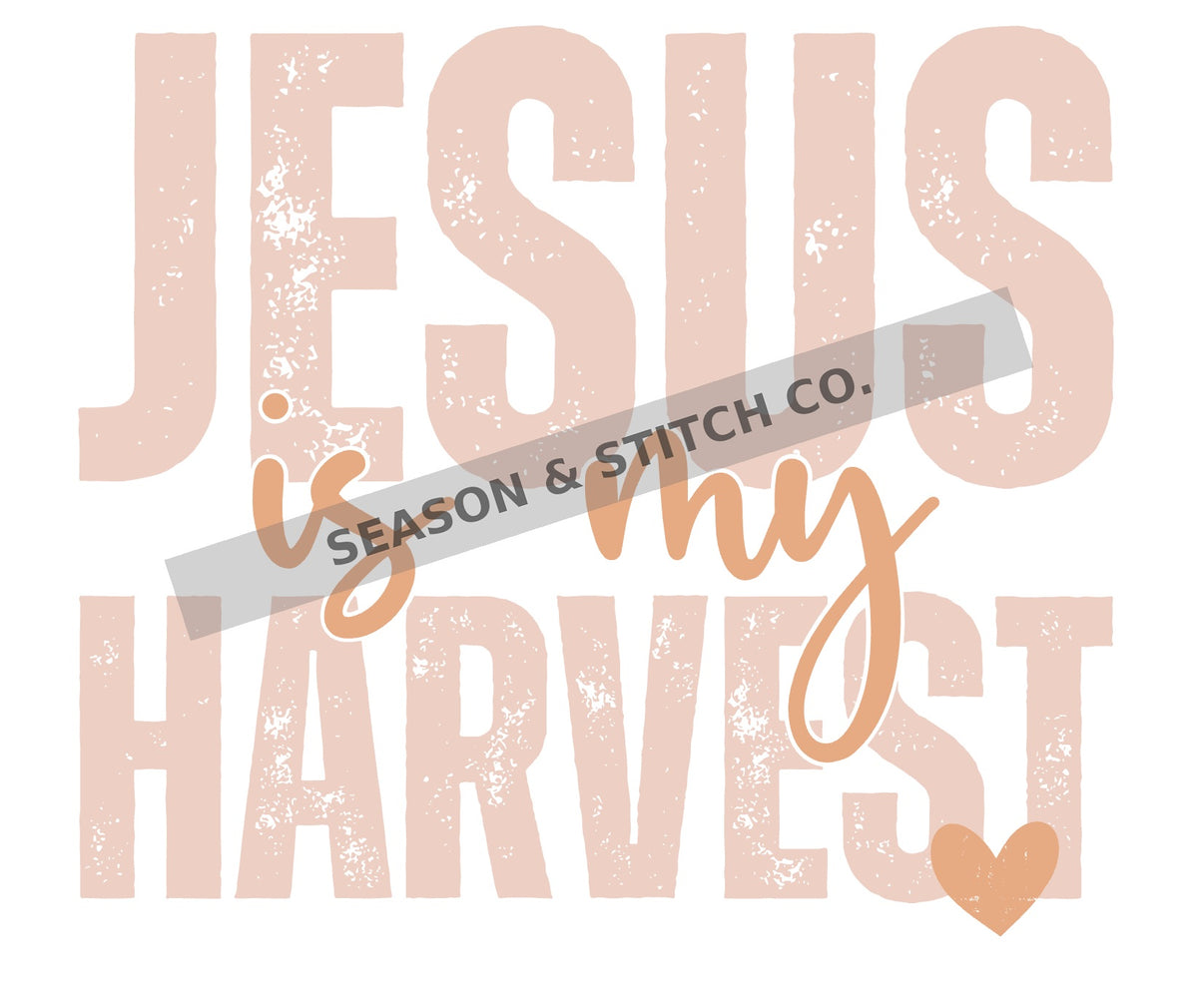Jesus Is My Harvest Adult T-Shirt
