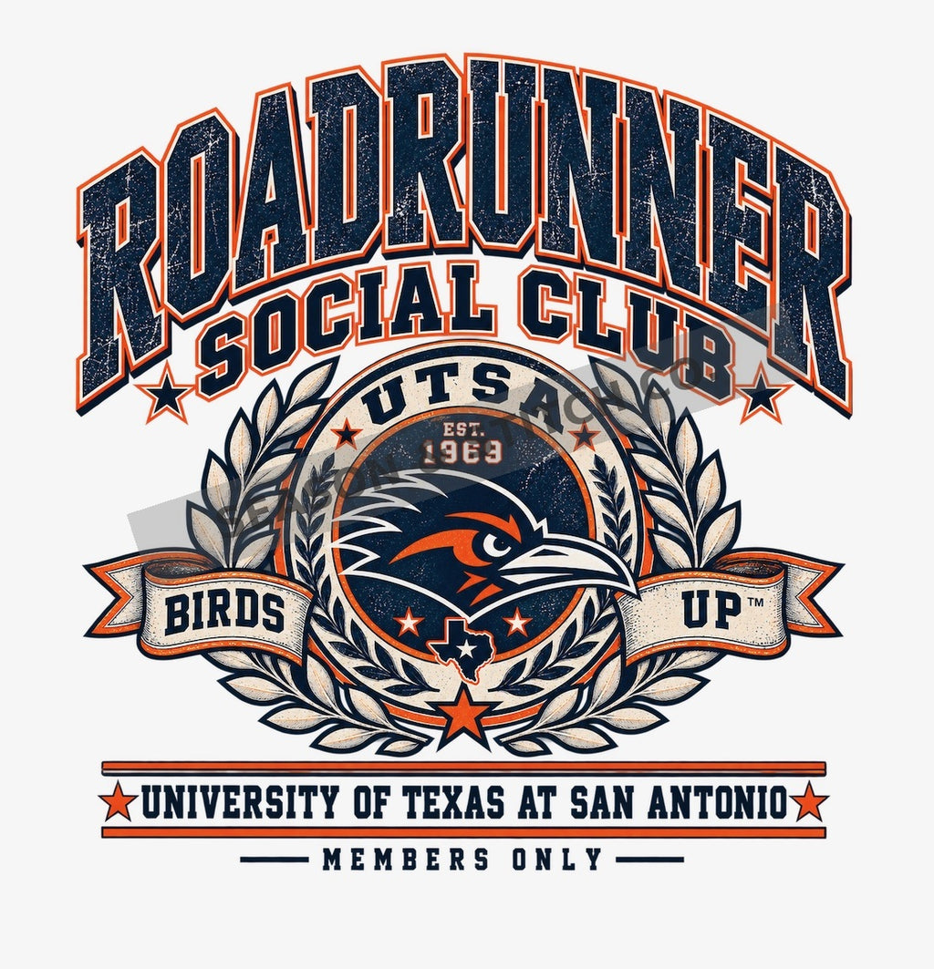 Roadrunner Social Club - UTSA Adult T-Shirt