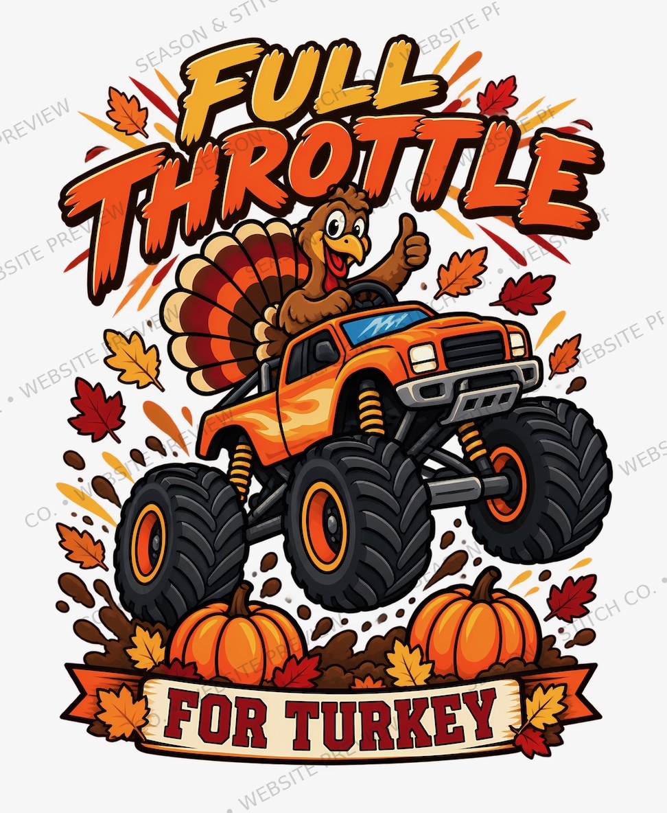 Full Throttle for Turkey Youth T-Shirt