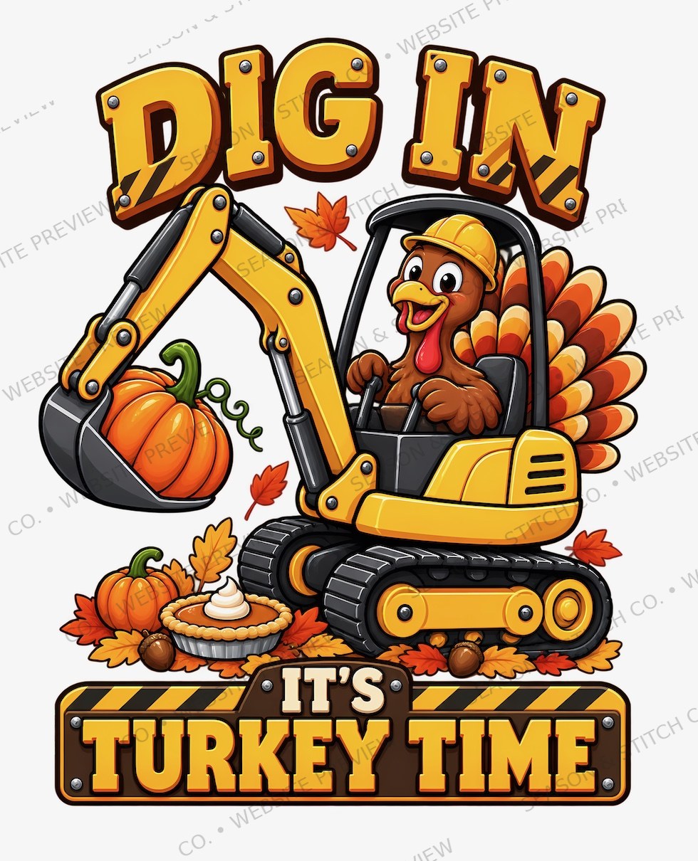 Dig In, It's Turkey Time Youth T-Shirt