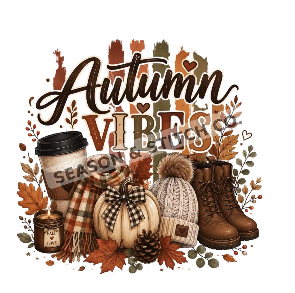 Autumn Vibes Adult T-Shirt