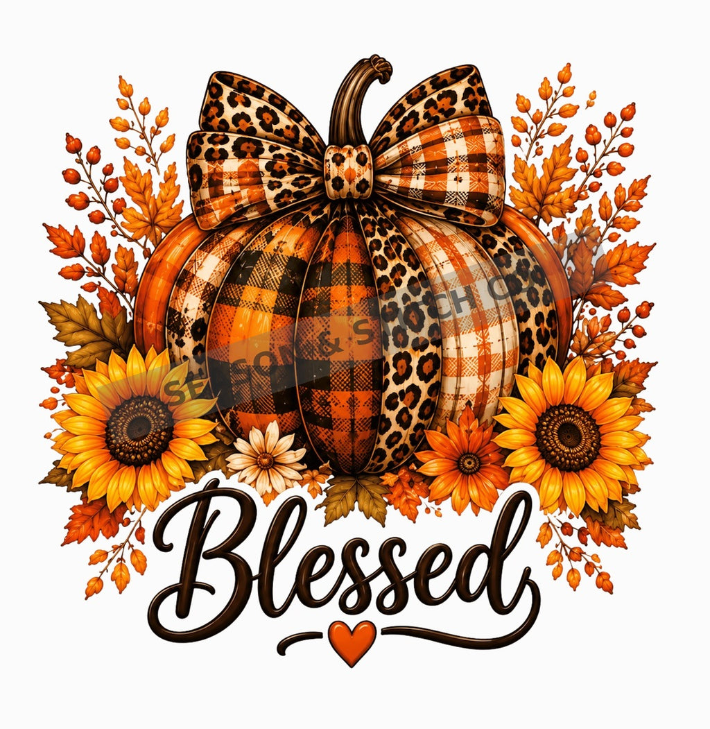 Blessed Fall Adult T-Shirt 🍂