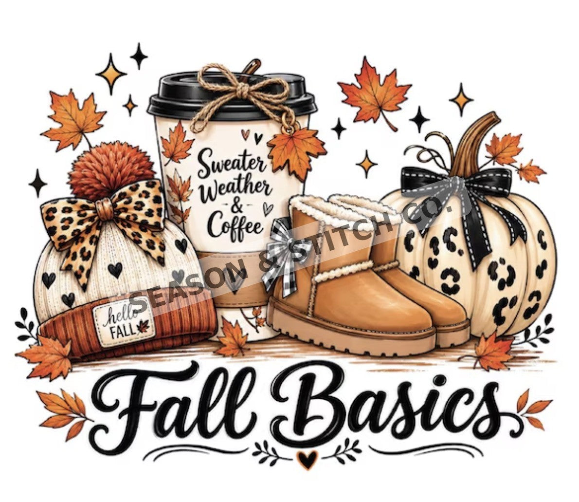 Fall Basics Adult T-Shirt