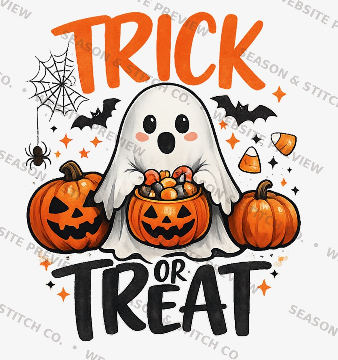 Trick or Treat Ghost Youth T-Shirt
